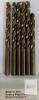 M35 Cobalt Twist Drill Bit Set, Letter Size F (0.257"), 6 Pieces - 2