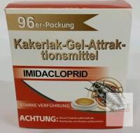 96-Pack Cockroach Gel Bait Imidacloprid 2.15% Attractant &ndash; MFG 2026, EXP 2028