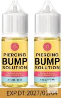 NEW Base Laboratories Piercing Bump Solution, 0.5 fl oz (15 mL), 2 Pack, EXP 2027, Aftercare Drops