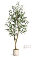 NEW Artificial Olive Tree 5ft Tall with Pot and Faux Black Olives, Indoor Decorative Plant