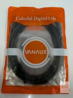 VANAUX 6.6ft 3.5mm TRRS AUX Audio Cable with 90&deg; Right-Angle Connectors