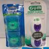 Oral-B & GUM Dental Floss Bundle (2x50m, 2x40m) + Alka-Seltzer Extra Strength Antacid (12 Packets) - 2