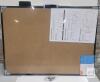 Arcobis 24" x 18" Magnetic Dry Erase Monthly Calendar Whiteboard with Black Aluminum Frame - 2