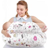 Erumpere Nursing Pillow with Security Fence and Waist Strap, 23.6 x 20.5 in, Unicorn Pattern