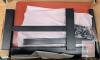 Height Adjustable Overbed Laptop Table, 23.6"x15.7", Tilting Top, Steel Frame, Gray/Black - 2