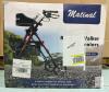 NEW Matinal Rollator WB-2411, Aluminum, 8" Wheels, Padded Seat, 300 lb Capacity, Red/Black - 2