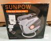 NEW SUNPOW ZYW03-S15 Retractable Garden Hose Reel, 50ft 1/2" PVC Hose, 10-Function Nozzle, Wall Mount - 2