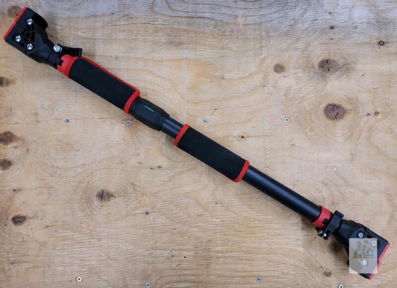 NEW Telescoping Cargo/Load Lock Bar with Lever Clamp and Bubble Level