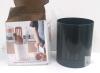Rotating Storage Box, 360&deg; Spinning Black Plastic Kitchen Utensil Holder, 6"x7" Cylindrical - 3