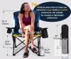 NEW Overmont Oversized Folding Camping Chair, 450 lbs Capacity, 600D Oxford Fabric, Alloy Steel Frame - 2