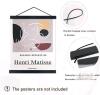 Black Magnetic Poster Hanger Frame, 55" LENGTH- 2 PC - 2