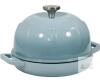 WOW NEW Davivy 5 Quart Enameled Cast Iron Bread Dome Baker, 12.6" Blue, Oven & Induction Compatible