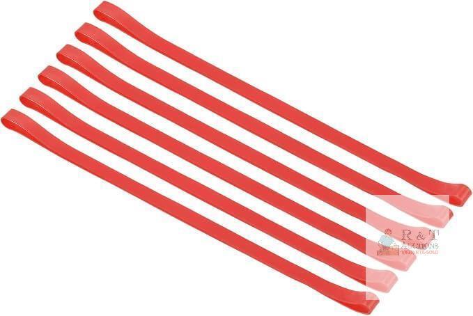 NEW Towel Bands, 6 Pack Elastic Elastic Beach Chair Towel Clips Windproof Towel Holder Silicone Rubber Bands Straps for Beach Pool Cruise Chairs, Red