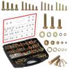New Cimeton 1,045-Piece Grade 8.8 Metric Flanged Hex Bolt, Nut & Washer Assortment Kit &ndash; Approx. Retail Value $99.99 CAD