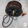 Outdoor Gardwn Hose with Sprayer on Hose Roll , &frac12;" &times; 155ft.