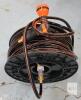 Outdoor Gardwn Hose with Sprayer on Hose Roll , &frac12;" &times; 155ft. - 2