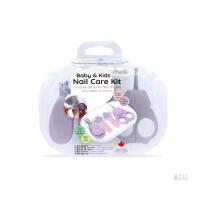 Melii Baby & Kids Nail Care Kit &ndash; Clippers, Scissors, Nail Files, Storage Case, Purple
