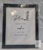 NEW Senlifa Art 9x11" Framed Bathroom Wall Art with Humorous Quote- NOT IN THE BATHROOM!