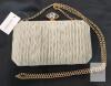 New Women Peeptoe Satin Evening Bag Clutch Purse Handbags Crossbody Hardcase for Party Prom Wedding - 5