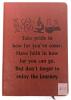 New Science Notebook Inspirational Gift A5 PU Leather Lined Notebook For Work Writing College Ruled Journal for Students Teachers Women Men Science Chemistry Gift(Take pride-Science) - 3