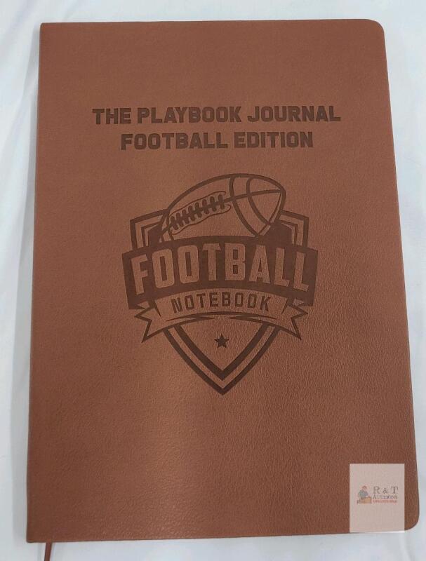 New - The Playbook Journal Foorball Edition Football Notebook .