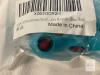 12x Fluorescent Skull Bicycle Valve Stem Caps Blue/Red, Plastic, Fits Schrader, Model X003QDX2I1 - 3