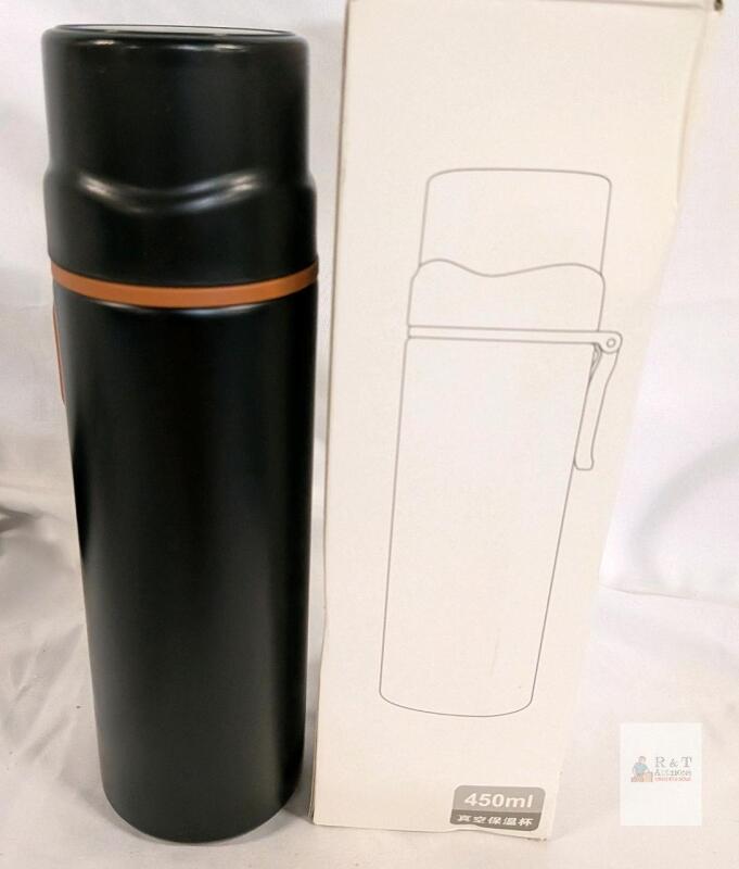 450ml SUS 304 Stainless Steel Vacuum Insulated Water Bottle with Foldable Handle