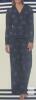 NEW Splendid Women&rsquo;s 2-Piece Pajama Set S/P Navy Floral Waffle Knit Long Sleeve Top & Pants - 3