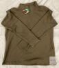 NEW Mondetta Women's Fleece Pullover XL Brown Polyester Quarter-Zip