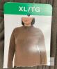 NEW Mondetta Women's Fleece Pullover XL Brown Polyester Quarter-Zip - 3
