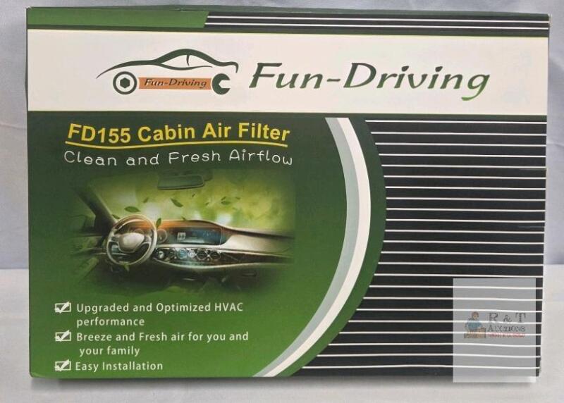 NEW Fun-Driving FD155 Cabin Air Filter, Fits Honda/Acura, CF12155 Equivalent, Optimized HVAC