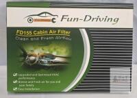 NEW Fun-Driving FD155 Cabin Air Filter, Fits Honda/Acura, CF12155 Equivalent, Optimized HVAC