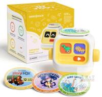 new retails $120+ Seedpace Interactive Story Player Box - 3 Story Discs, Battery Operated, For Ages 3-8