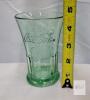 7 Coca-Cola Classic Glass Tumblers, 16.75 oz, Embossed Logo, Light Green Tint - 3