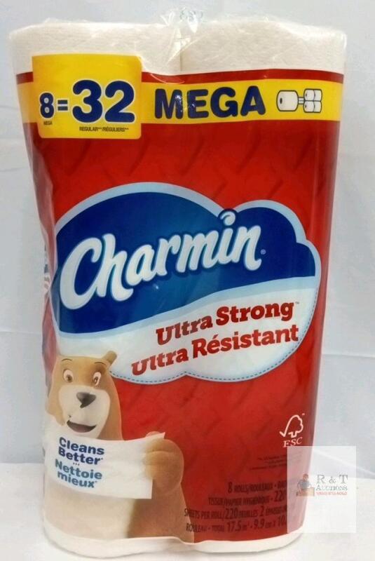 Charmin Ultra Strong Toilet Paper, 8 Mega Rolls, 2-Ply, 220 Sheets Per Roll, FSC Certified