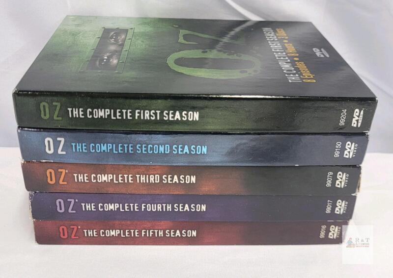 Oz: The Complete Seasons 1-5 DVD Box Set, 13 Discs, Region 1