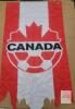 Canada Soccer Supporters Flag, 27"&times;48"ft , Durapoly Material, Reinforced Metal Grommets