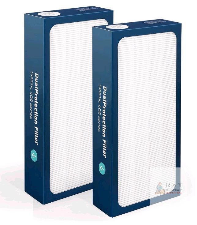 NEW Blueair Classic 400 Series DualProtection Filters &ndash; 2 Pack, Compatible with Models 402, 403, 405, 410, 450E, 455EB, 480i