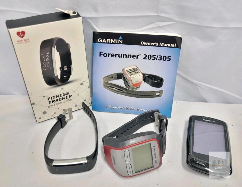 Garmin Forerunner 305 GPS Watch, Approach G6 Handheld Golf GPS, and Fitness Tracker Bundle NO CABLES