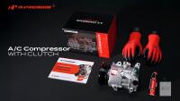 NEW A-Premium ACC29325-C2 A/C Compressor with Clutch, Fits Honda Accord/Crosstour, 6 Groove Pulley