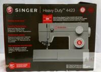 SINGER Heavy Duty 4423 Mechanical Sewing Machine, 23 Stitches, 1100 SPM, Metal Frame, Original Box- OPEN NEW CONDITION