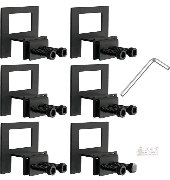 OKSTENCK Non-Slip Mattress Retainer Brackets, Set of 6 with Hex Key, Adjustable to 1.38" Width