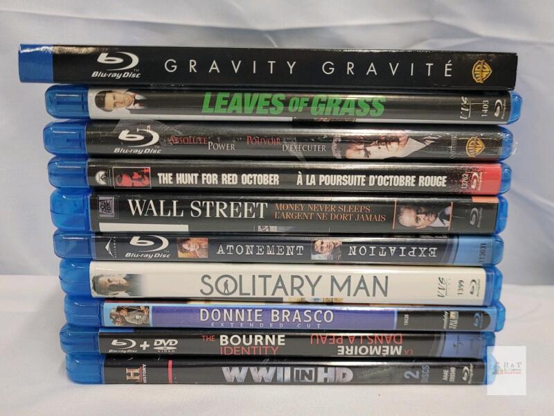 Blu-ray Movie Collection: Gravity, Bourne Identity, WWII in HD, Donnie Brasco, More PREOWNED