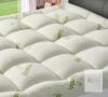NEW Twin Bamboo Mattress Topper, 1200 GSM, Extra Thick Pillow Top, Deep Pocket up to 21", 39x75"