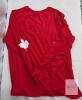 NEW Canada XL Long Sleeve T-Shirt &ndash; Red, Heart and Maple Leaf Design, Unisex - 2