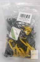 Supeet Plastic Barrier Chain, Yellow & Black, 10 ft Length, New Condition