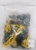 Supeet Plastic Barrier Chain, Yellow & Black, 10 ft Length, New Condition - 2