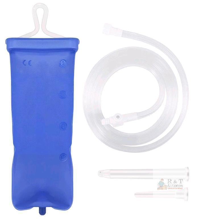 TopQuaFocus Enema Kit EK2000/2L, 2L PVC Silicone, CE/UKCA Certified, Lot 25082914