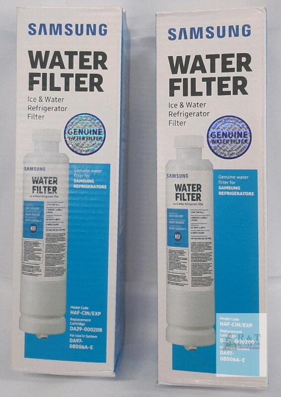 2 Samsung HAF-CIN/EXP (DA29-00020B) Refrigerator Water Filter, NSF Certified, 300-Gallon Capacity