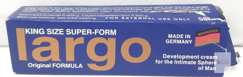 Largo King Size Super-Form Development Cream, 50g, Original Formula, Made in Germany